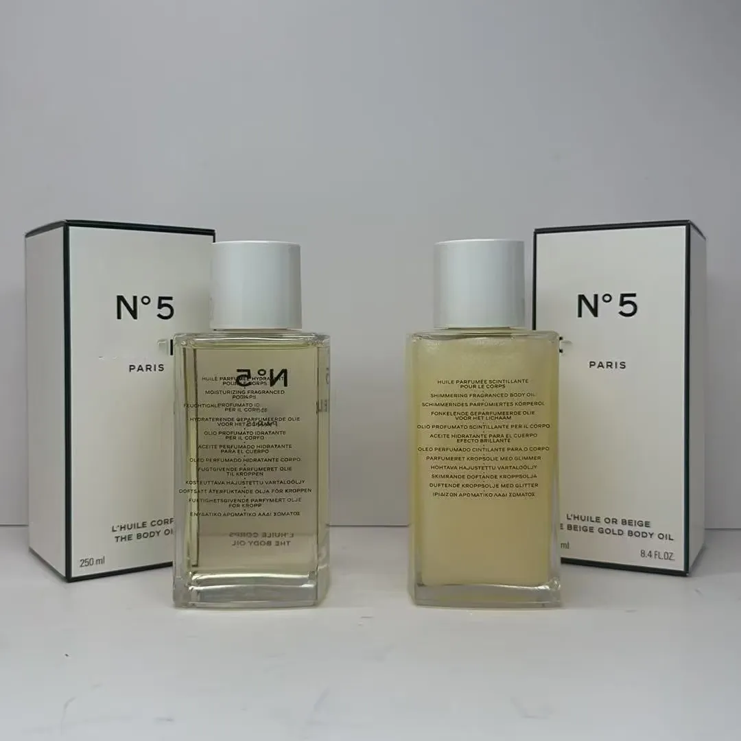 Creams Lotion N5 Brand LHUILE OR BEIGE THE BEIGE GOLD BODY OIL 250ML Esscence oil Essential Oil Serum Christmas Autumn/Winter Body Care-image-1084107393