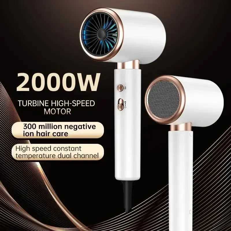 Professional Hair Dryer Turbo Ionic 1875W Low Noise Constant Temp Fast Drying Lightweight for He Salon Travel 110V-240V H251111-image-1084141550