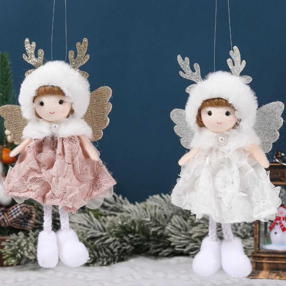 1Pcs Christmas Tree Hanging Pendant Angel Doll Pendant/Angel Doll Ornaments for Christmas Party New Year Wedding DecorationM251111-image-1084132854