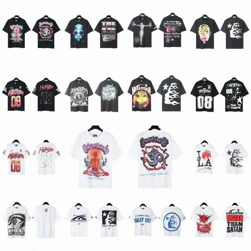 Designer t shirt Men Womens Shirts Summer Fashion clothes hello star Tshirt Wash Letters Casual streetwear Washed Short Sleeve Man Tee Woman Tops