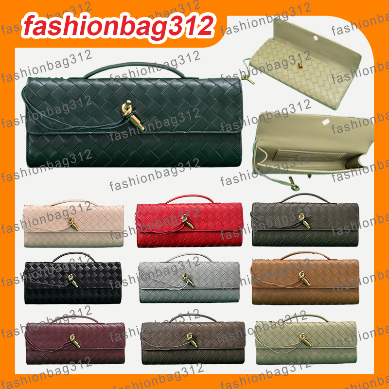 Sac de créateur Sac baguette en cuir véritable tissé de luxe, sac à bandoulière portable, design de niche classique, sac haut de gamme pour femme