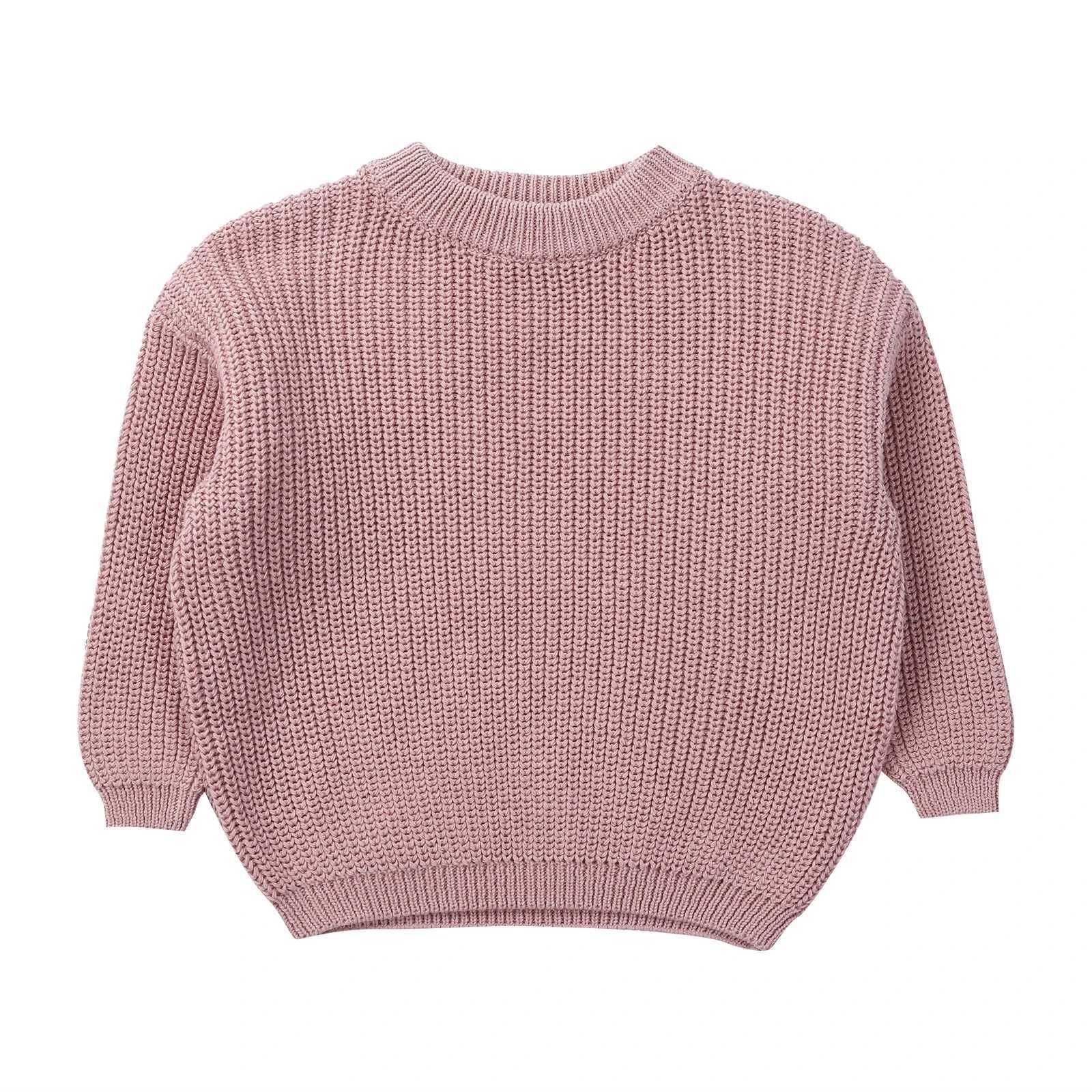 K666 Cardigan Autumn baby sweater Winter children boys and girls long sleeved solid color knitted Baby-image-1084465934