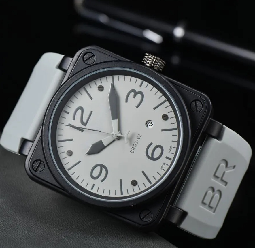 AAA Wristwatches Men lady Watches Fashion Square mechanical Movement Watch Automatic BR brand business wrist Watch Modern sport Wristwatch Montres bracelet 53$