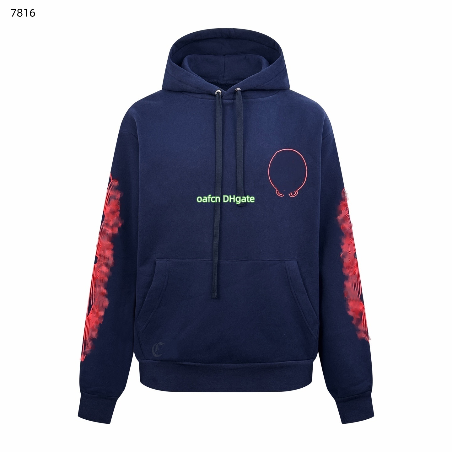 25SS mens hoodie sweaters designer hoodies sweater men hoodies sweater pure Wool blend loose round neck sweater Chrome hooded sweatshirt 7816