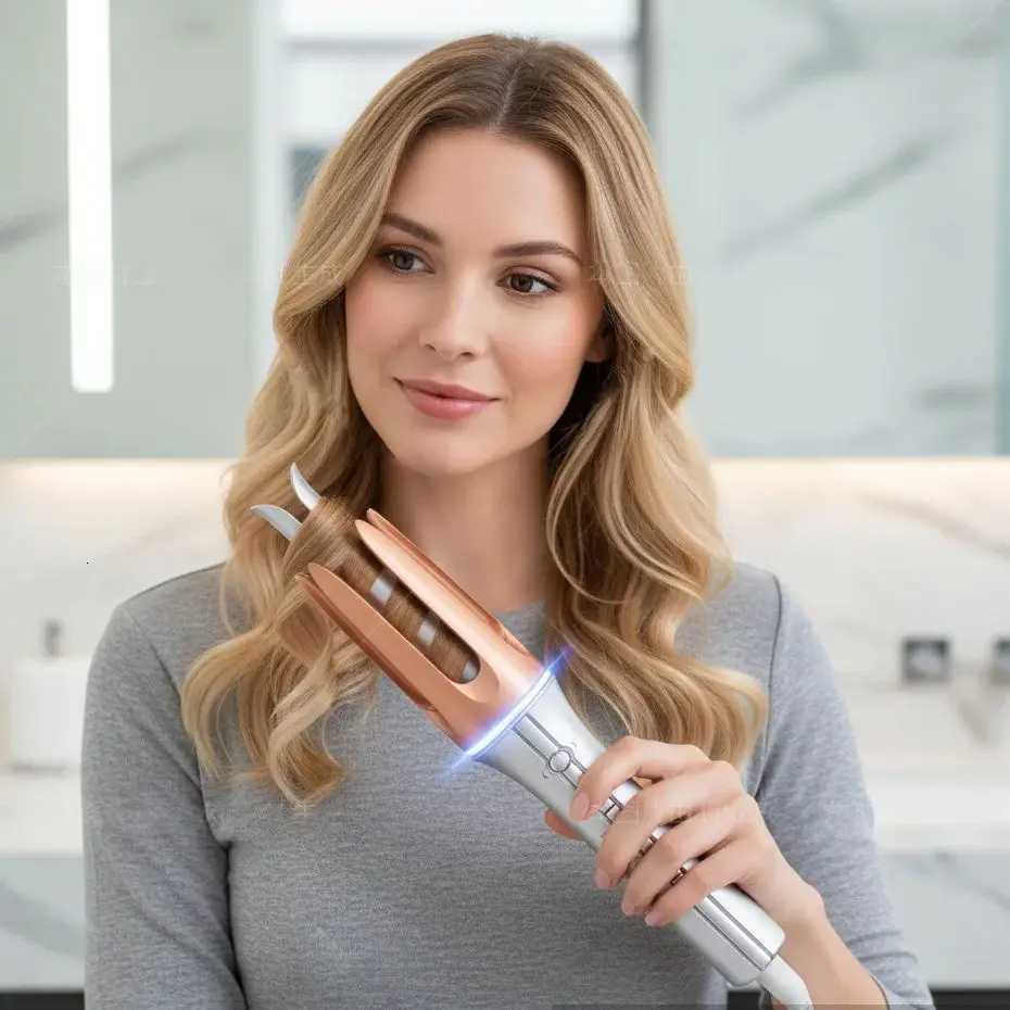 Autatic Curling Iron 32 mm Big Roll Anion Ceramic Hair Curler 4-Speed Adjustable Fast Heating Fashion Styling Tools H251112-image-1084300251