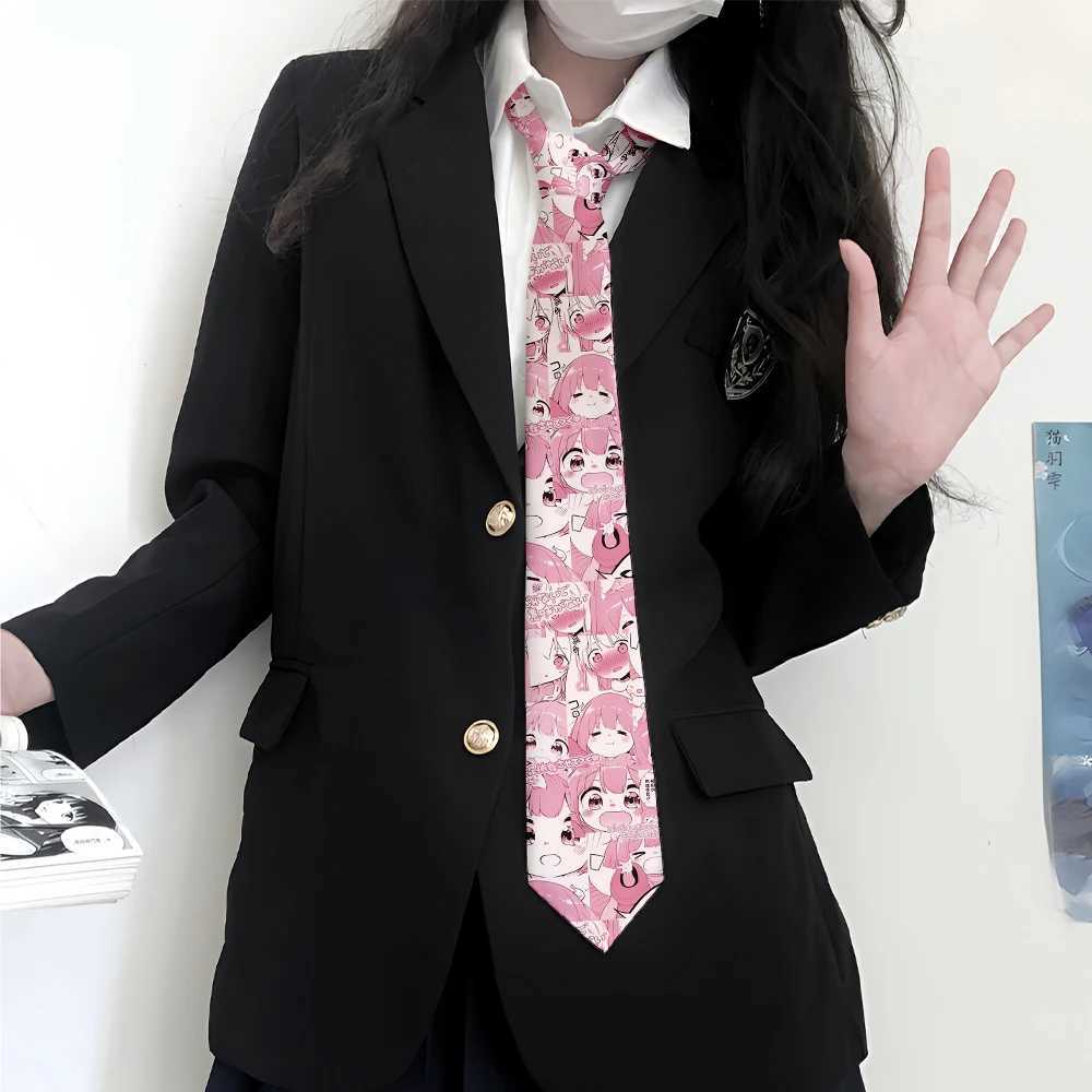 Japanese anime tie 3D printing casual fashion 8cm creative novelty tie unique accessories party cosplay suitable for neutralW251111-image-1084212484