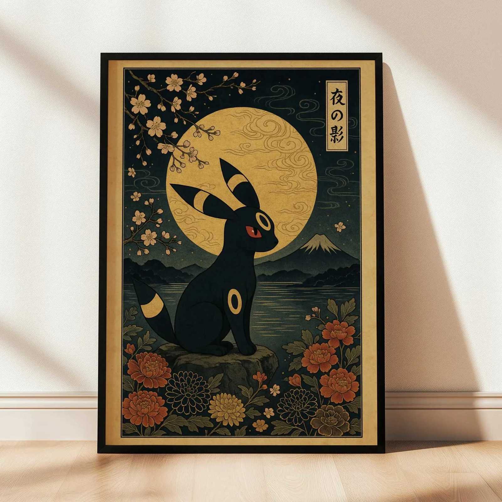 Japanese-style posters wall art bedro decorations retro style -inspired anime ro decorations frameless H251112-image-1084305667
