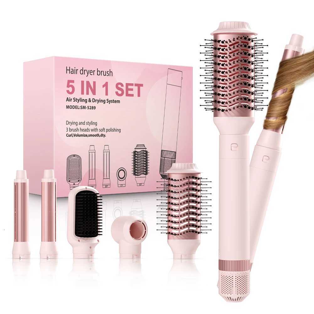 Hair dryer b detachable 5-in-1 styling and drying system fast drying curl smoothing and styling autatic curling iron H251112-image-1084299090
