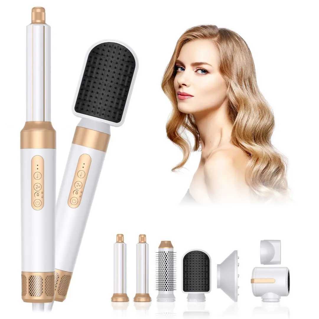 Hair Dryer B 7 In 1 Hot Air Spin B Curling Straightening Styling Tool Negative Ionic Professional Curling Iron H251112-image-1084299596