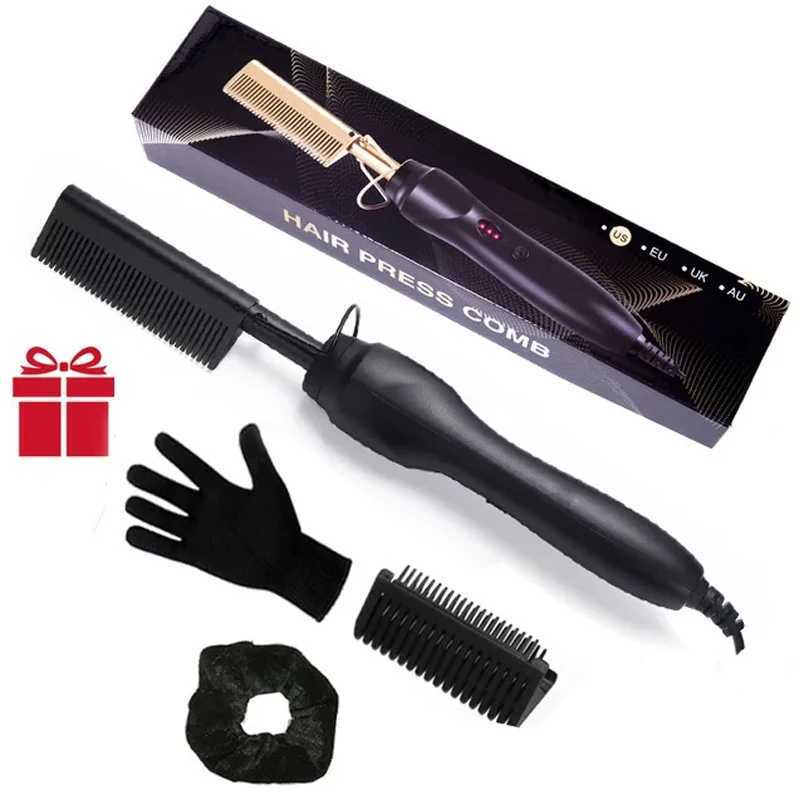 2 in 1 Electric Hair Straightener For Wigs Hot Cb Hair Curler Mtifunctional Straightening B Flat Iron Styling Tools H251112-image-1084298884