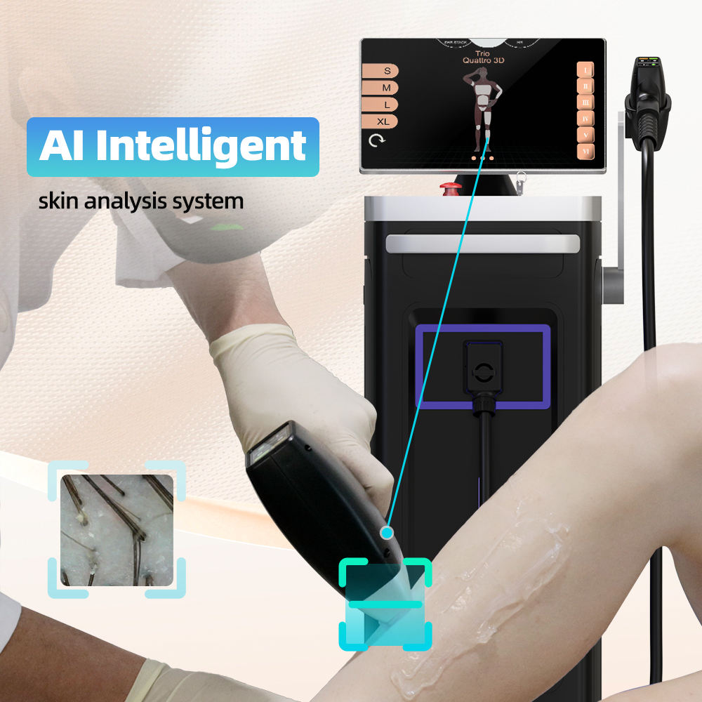 Professional 755nm 808nm 1064nm Diode Laser Hair Removal Equipment Ice Cooling System Painless Hair Removal Device For Spa Beauty Clinic-image-1084320209