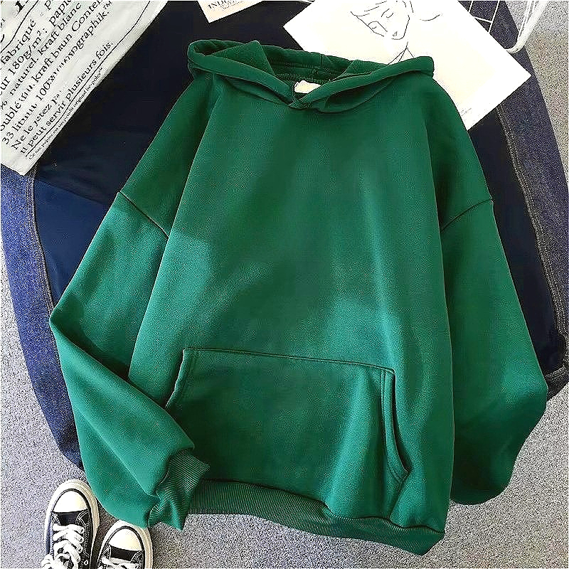 H304 Men Long-sleeved Autumn and Winter Heavy Loose Solid Lapel
