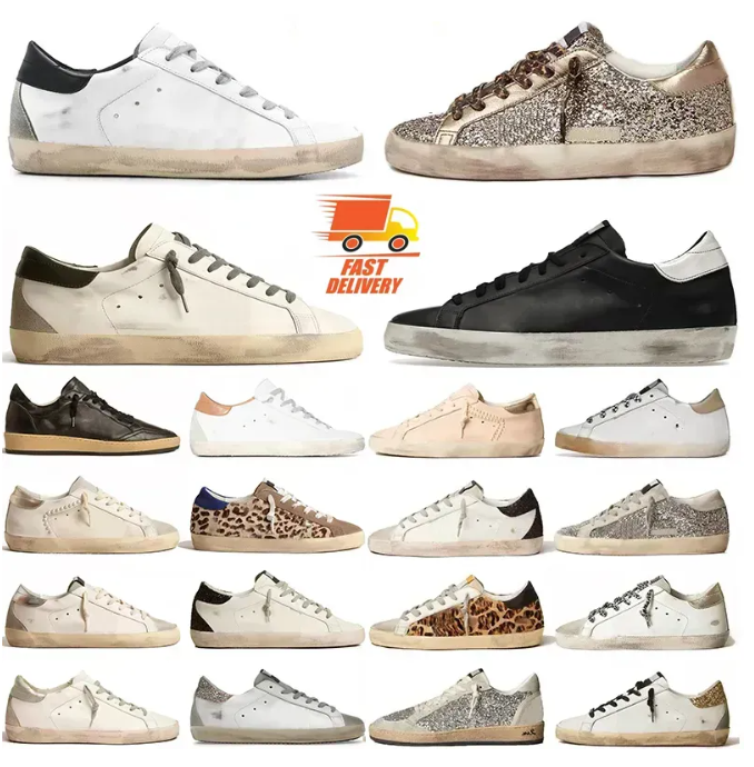 Designer shoes Dirty Loafers Sneakers Super-star S Shoes Leather Luxury Version Retro men women shoes casual shoe