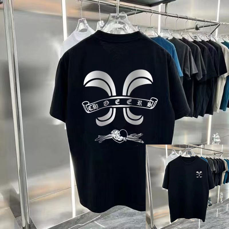 Summer brand designer's high-quality men's luxurious and fashionable casual T-shirts and women's fashionable round-neck short-sleeved