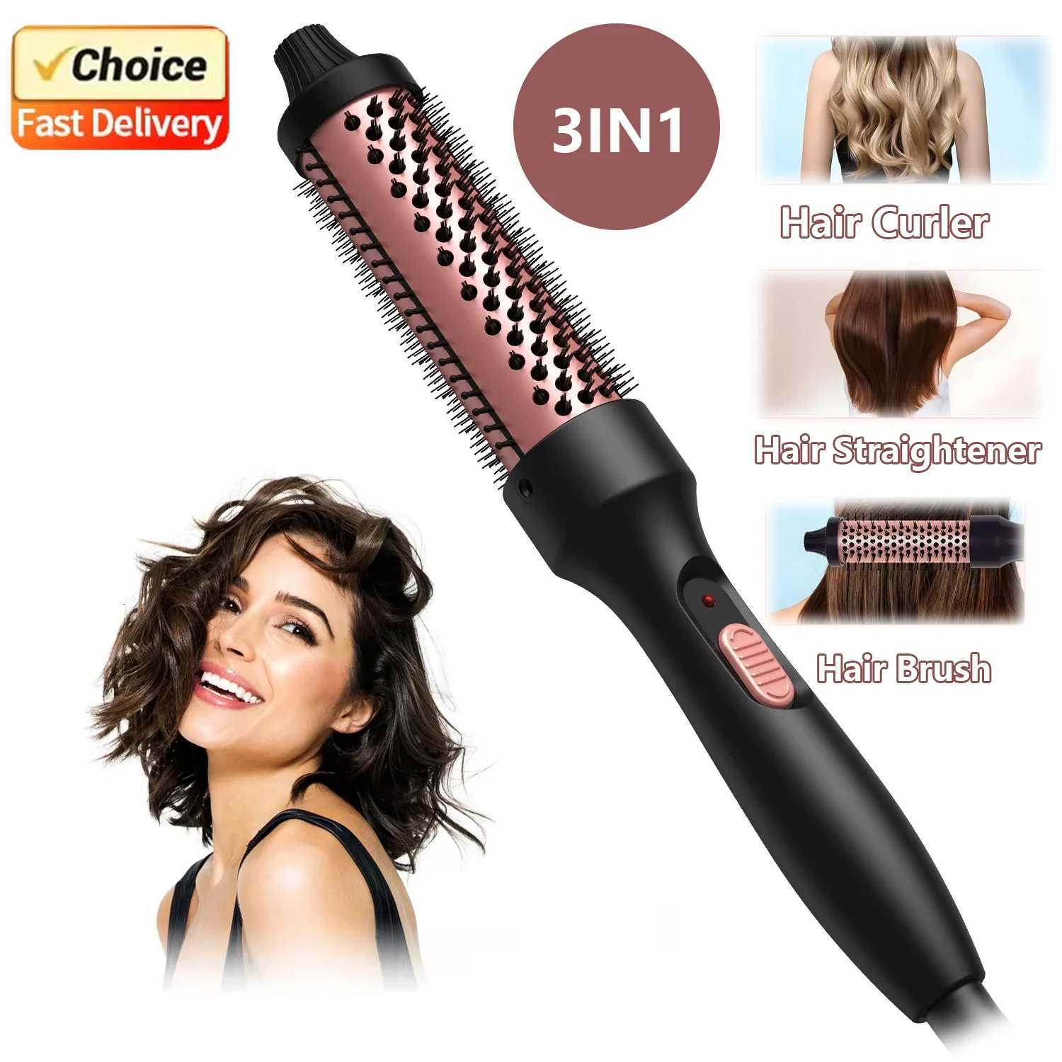 PTC Heated Curling Iron B 32mm Thermal Round B Anti Scald Hair Styler Volumizing Curler for He Salon Use H251112-image-1084299376