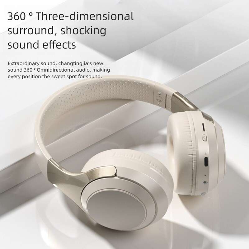 Famous Brand Over Ear Bluetooth Wireless Earbuds Business HIFI Sound Long Battery Life Headphones-image-1084329873