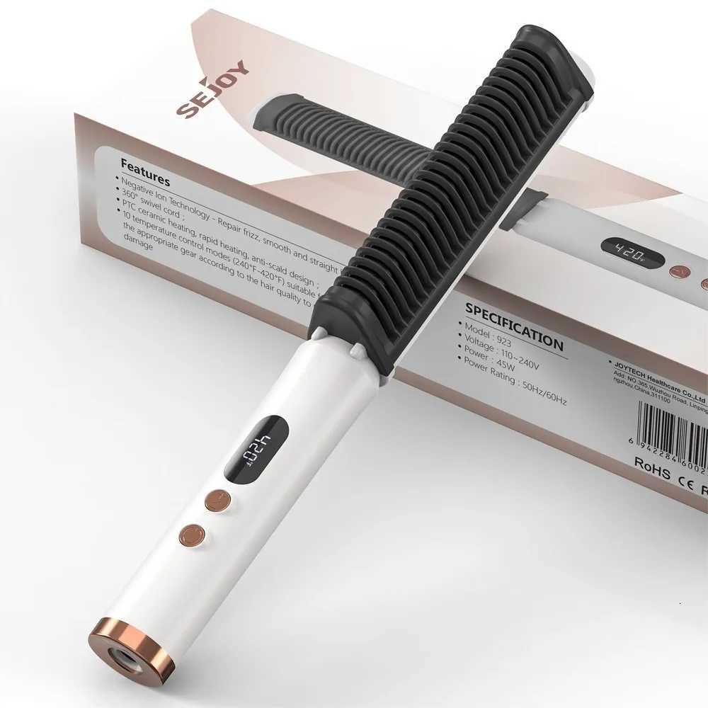 SEJOY Hair Straightening Cb 240-420 Negative Ion PTC Ceramic Heating 360Rotating Wire Rapid Heating H251112-image-1084300475