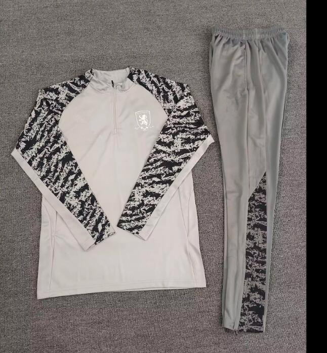 25 26 MiddlEsBrouGhs Soccer Jerseys 2025 2026 Payero Howson McNAIR AKPOM CLARKE FRY FORSS LENIHAN Football Uniforms Men tops Grey training suit foot