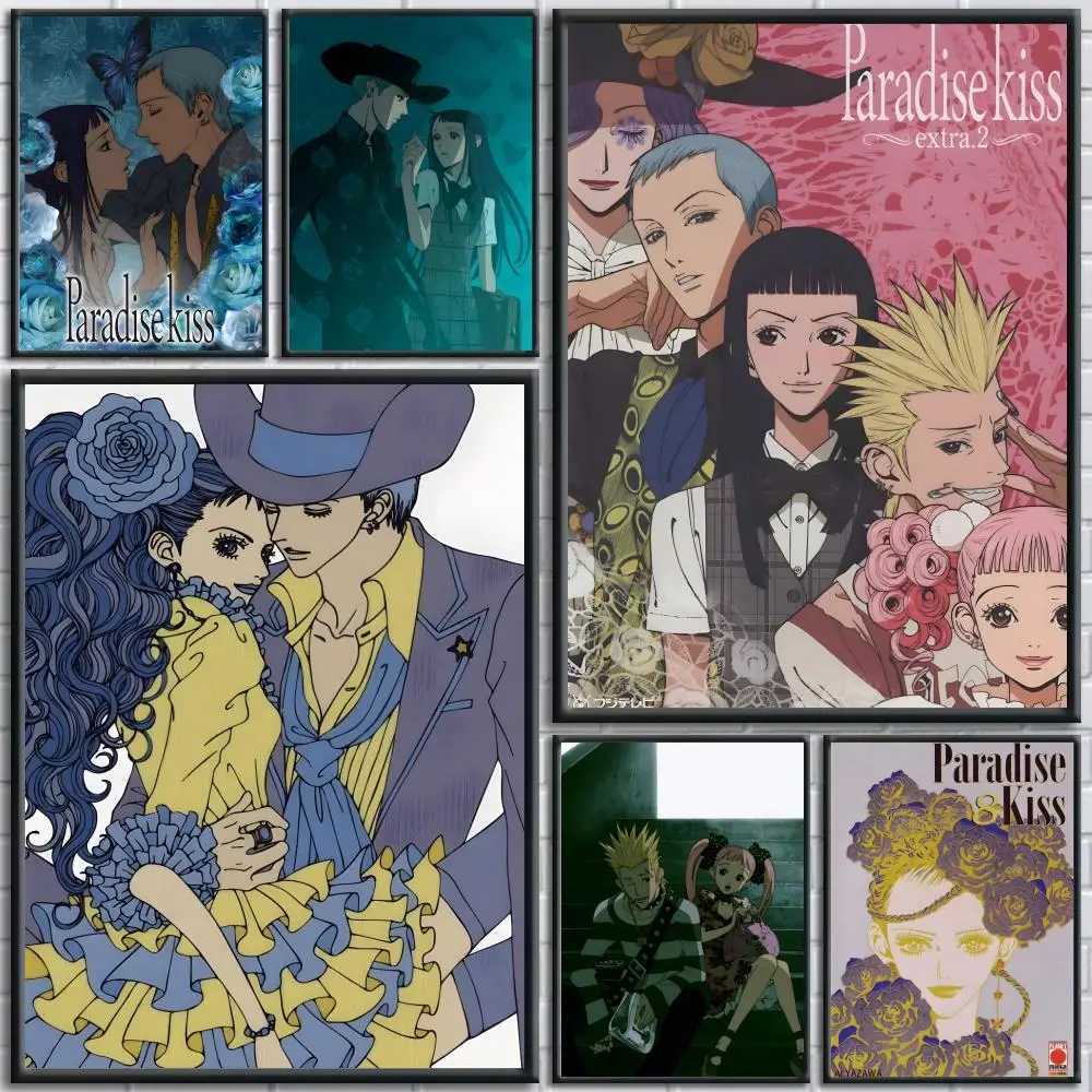 Japanese Anime P-Paradise Poster HD Print Crease ral Art Photos For Living Ro He Wall Decor Canvas H251112-image-1084307045