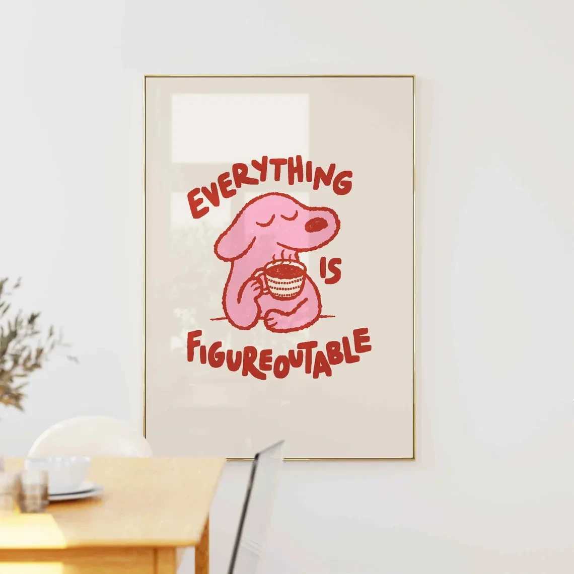 rything Is Figureoutable Modern Positive Wall Art Prints Canvas Painting Poster Picture For Living Bedro Ro He Decor H251112-image-1084305790
