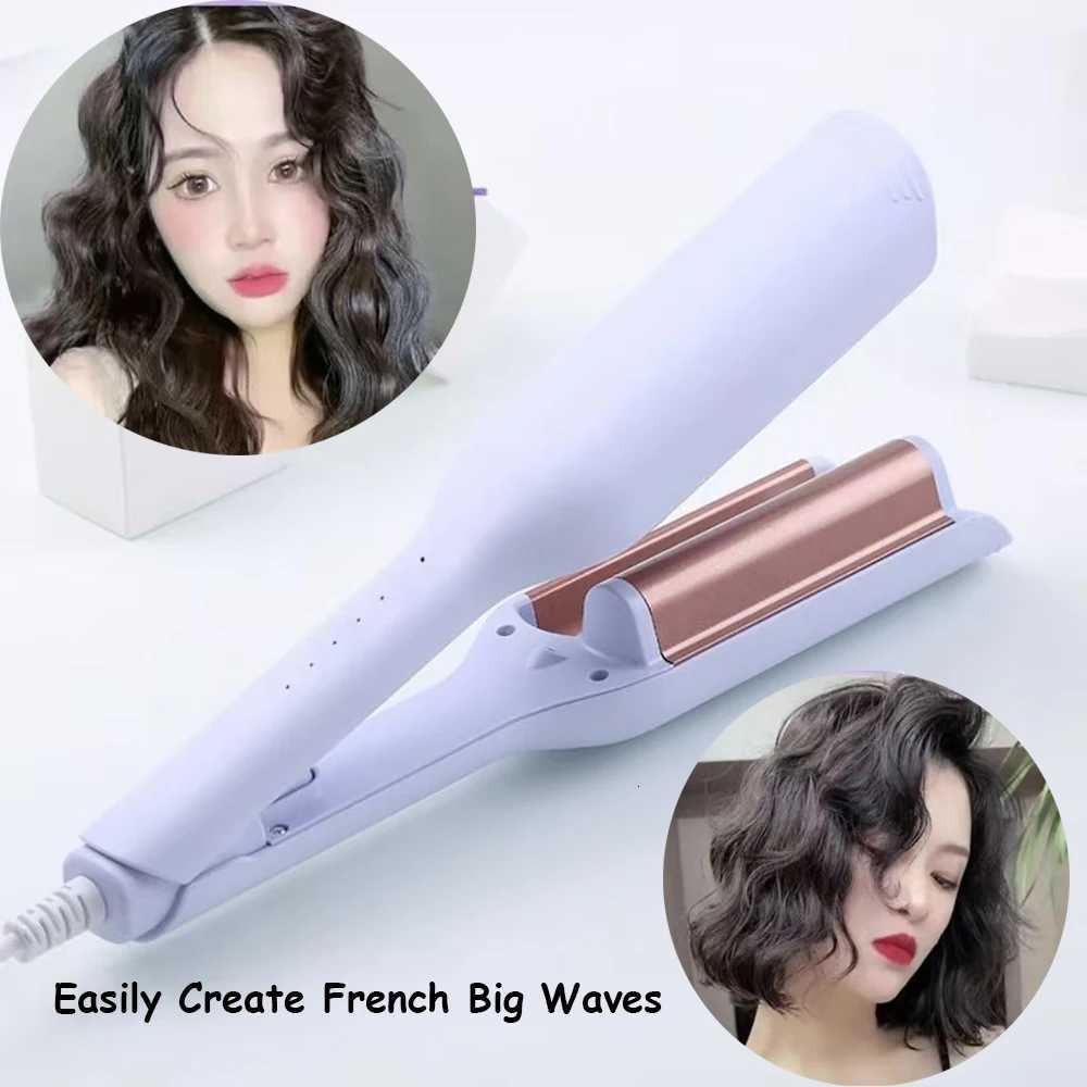 32mm Electric Curling Iron French Styling Deep Waver Egg Roll Hair Curler Coiffure Tool Salon Equipment H251112-image-1084300208