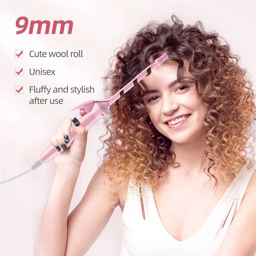 9mm Mini Hair Curling Iron Hair Curler Wand Professional Curly Tongs Ceramic Electric Salon Styling Tool Small Crimping Iron H251112-image-1084300871