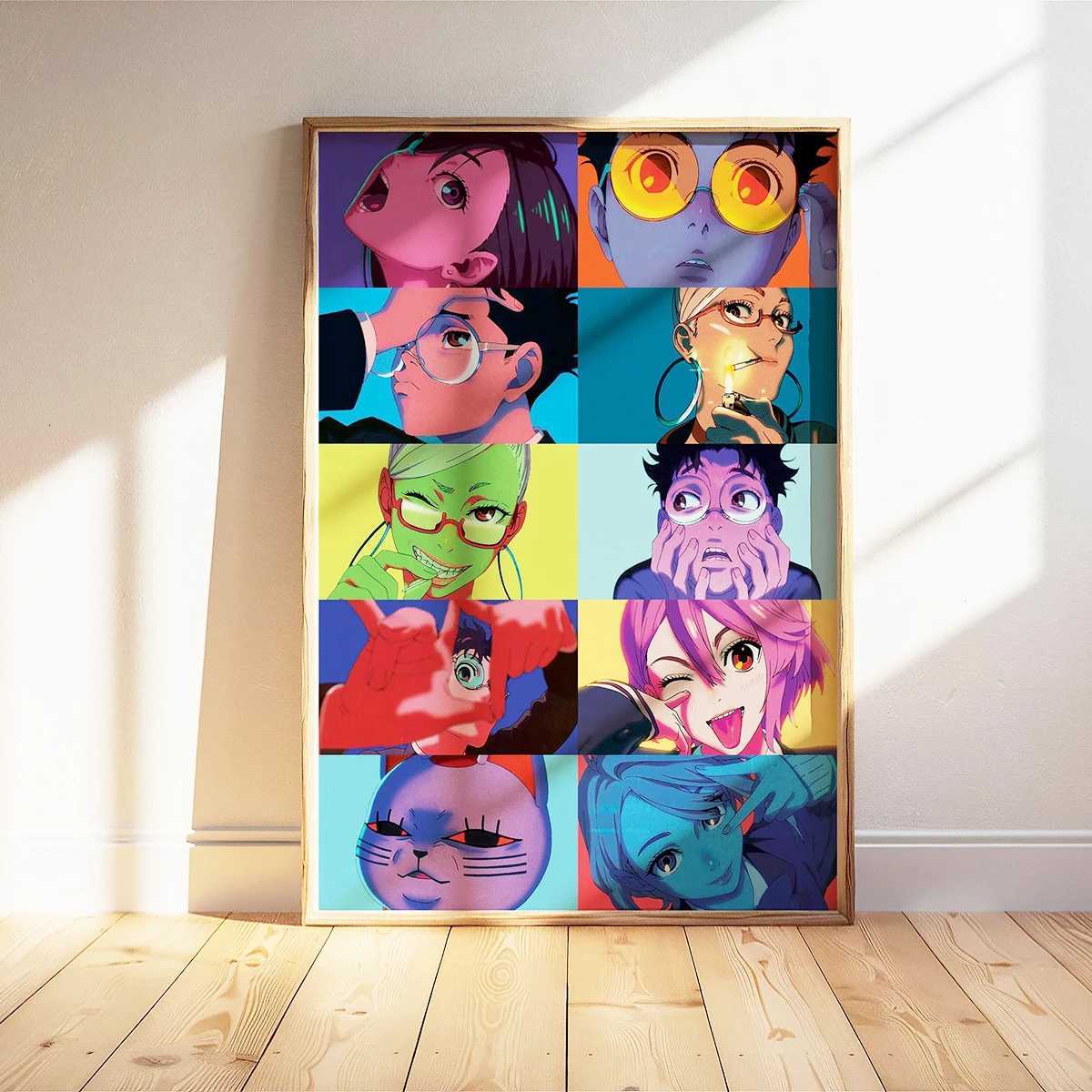 Anime Dandadan Characters Wall Art Print Poster Neon Aesthetic Collage Canvas Painting He Decor Art Poster Fans Gifts-unframed H251112-image-1084305691