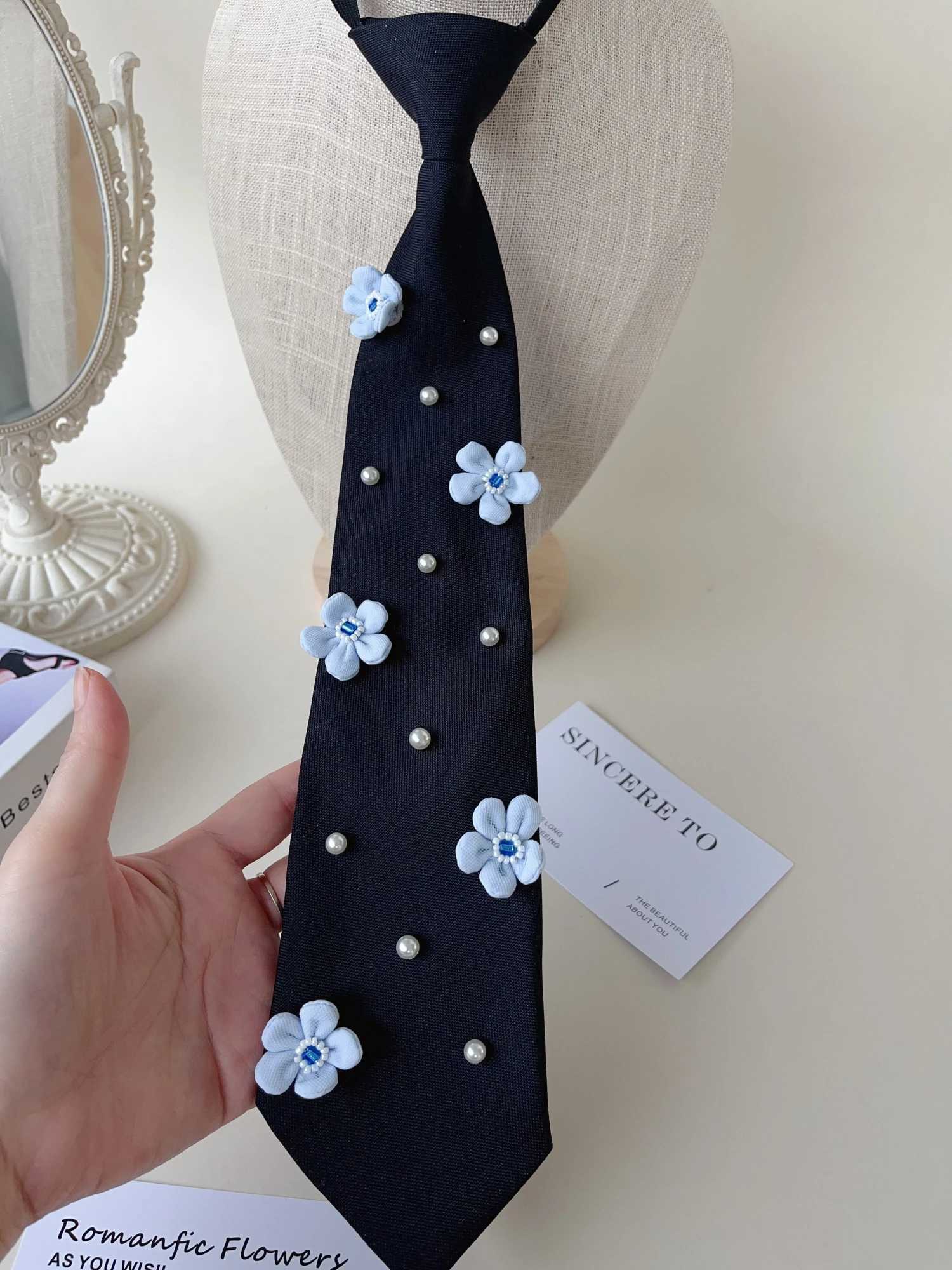 Tie Dinner Party Adjustable Neck Accessories Light Luxury DualPurposeS pringa ndS ummerE asiestf orM atW251111-image-1084213840