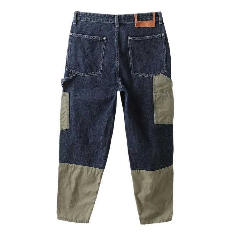 Spring and summer new fashion trend straight stretch jeans mens casual loose comfortable sports plus size high quality pants W250412 0d