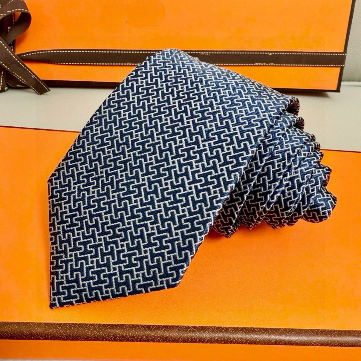 2025 New Fashionable Men's Printed 100% Silk Tie Tie Black Blue Aldur Jacquard Party Wedding Business Weaving Fashion Design Hawaiian Tie Bo