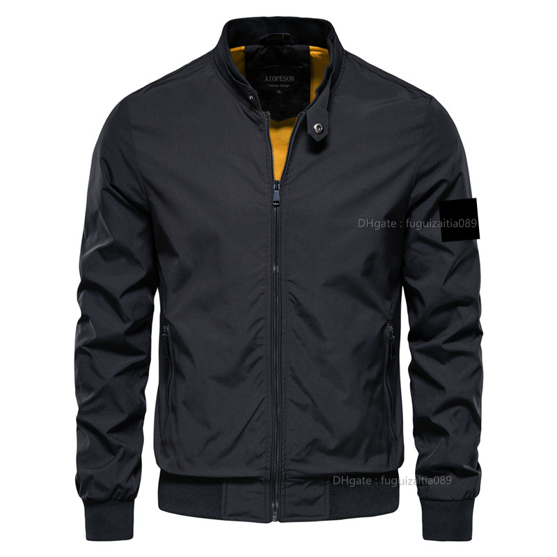 Spring and Autumn Stones Collar New Men's Islands Jacket Casual Korean Style Jacket Fashionable American Style Men's Top Jacket
