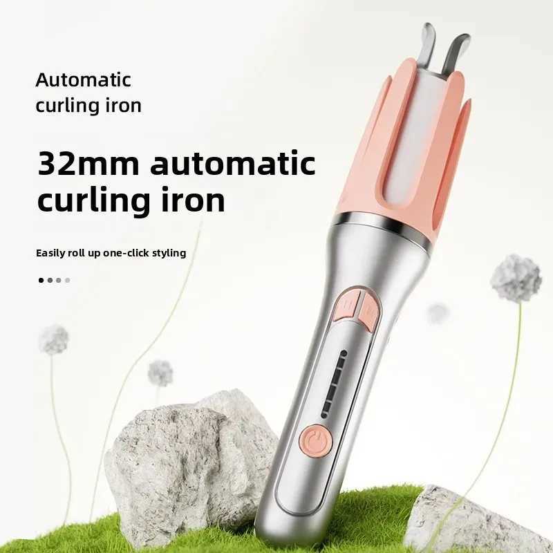Autatic Egg Roll Hair Curler 32mm Large Wave Negative Ion Electric Hair Styling Tool Hair Protection Water Wave Texture H251112-image-1084300416