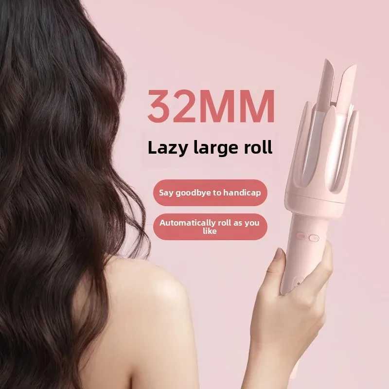 ZhiGao Autatic Curling Iron Large Curl Long La No Damage Big Wave Hair Styling Tool for Lazy People Suitable for Dormitor H251112-image-1084300482