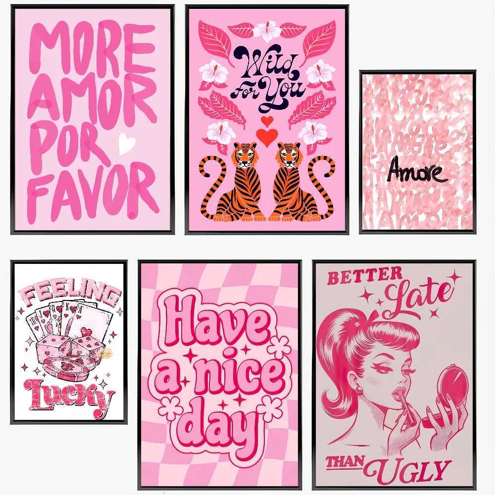 1PC Love Quote Poster Paper Print He Living Ro Bedro Entrance Bar Cafe Art Painting Decoration H251112-image-1084307594