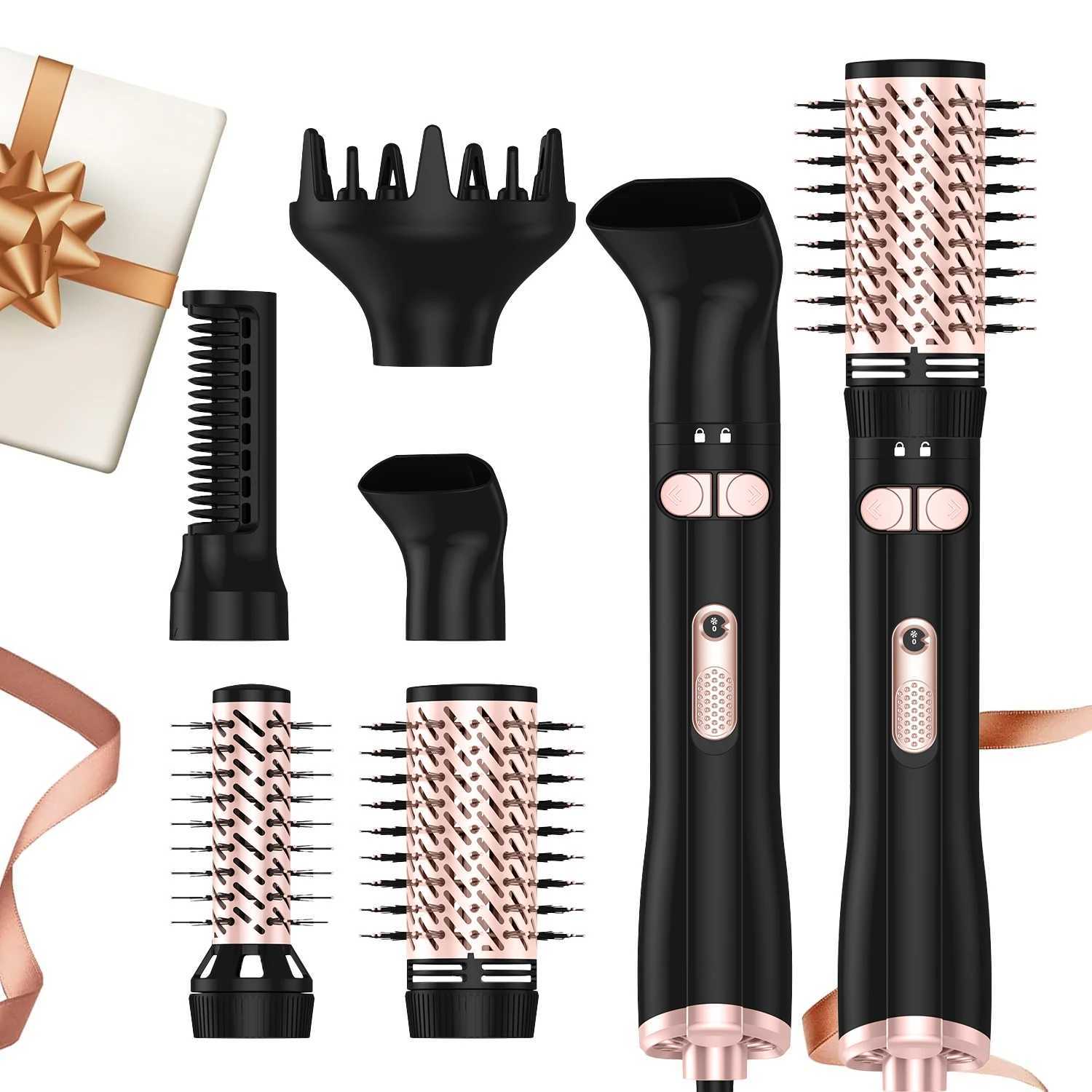Hair Dryer B Blow Dryer B in One 5 in 1 Hair Dryer and Styler Volumizer for Drying Straightening Curling H251112-image-1084299619