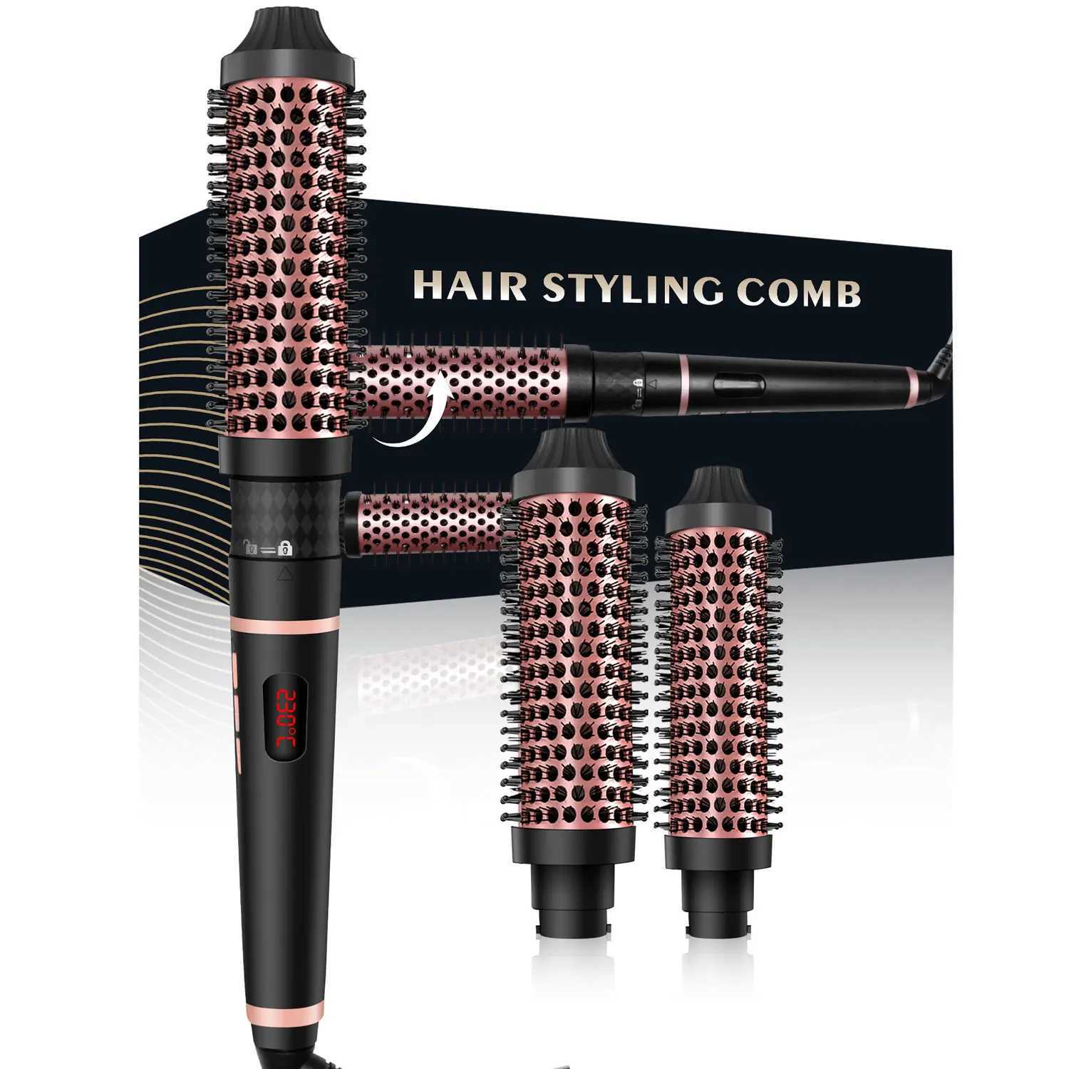 2 in 1 Thermal B Set Double PTC Heated Heat Round B Ionic Curling B 11 Temps Heated Curling B H251112-image-1084299131