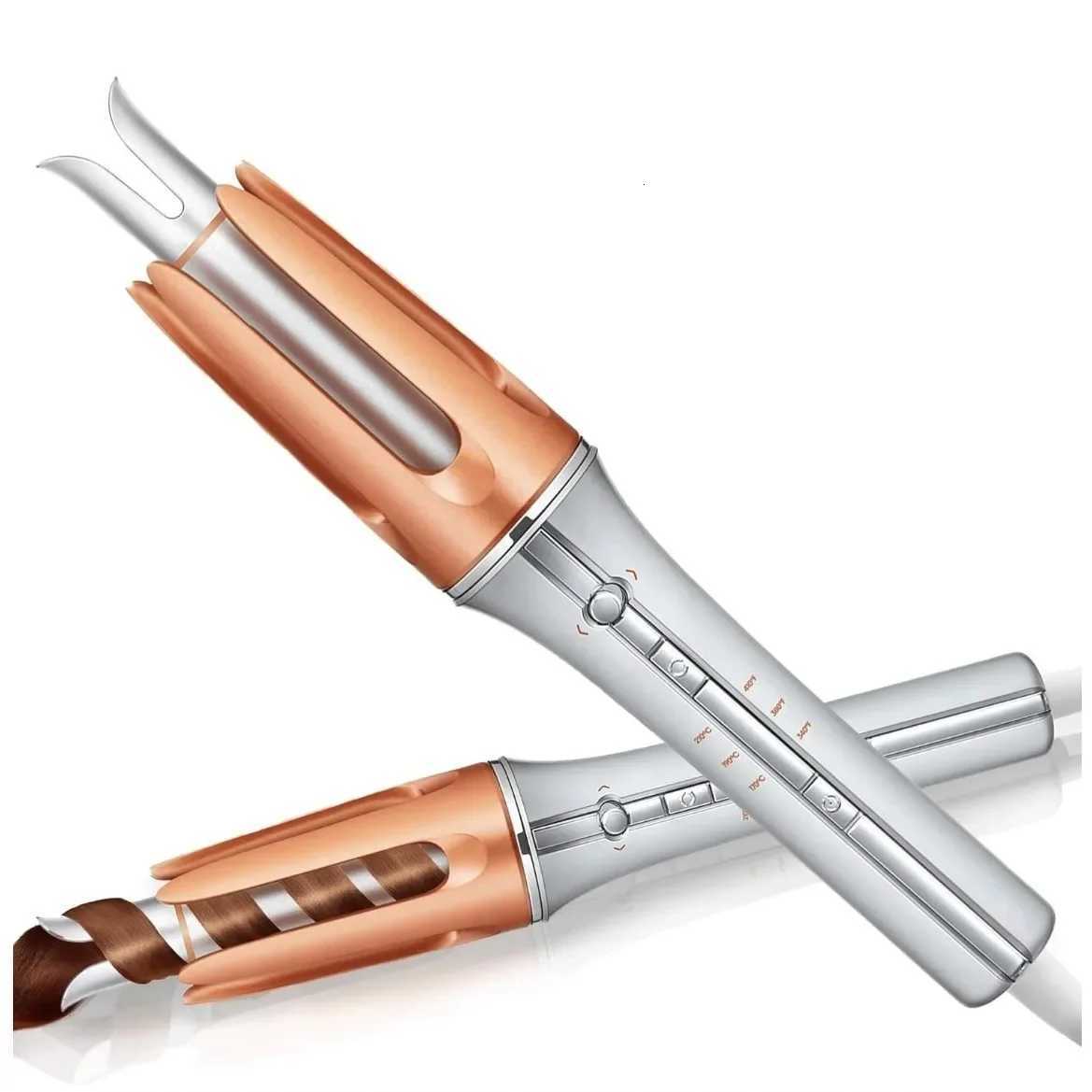 Ladies autatic curling iron ionic flat iron large curling iron no damage H251112-image-1084300656