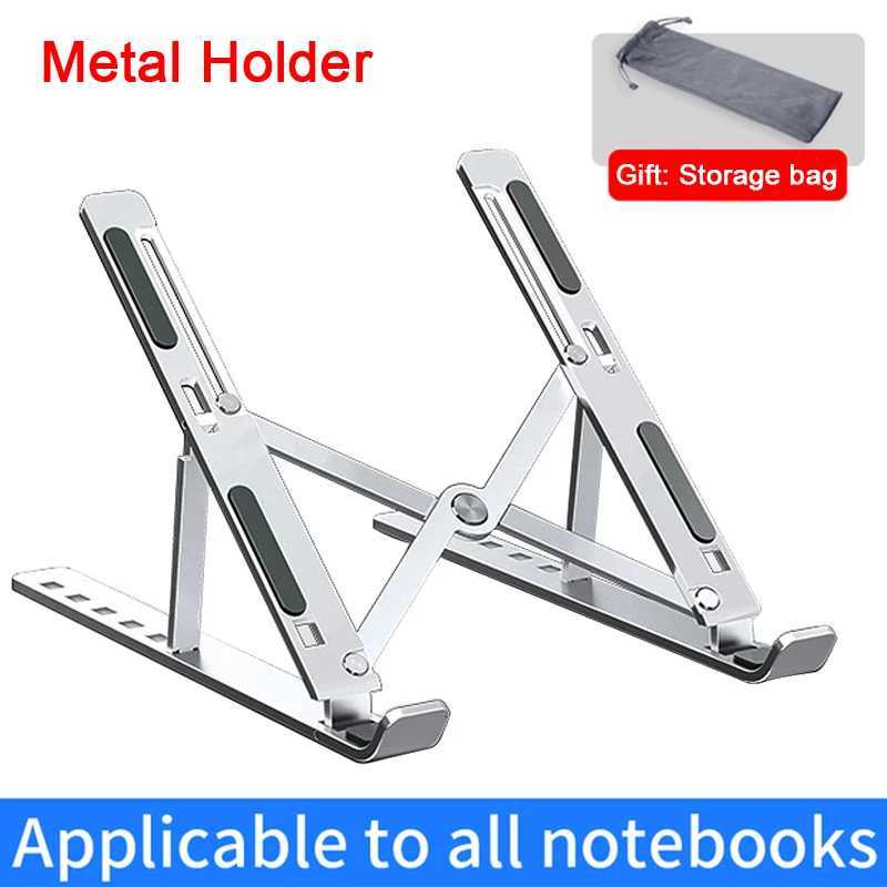 Aluminum Alloy PC Laptop Holder Stand Adjustable Foldable for Notebook Cputer Portable Bracket Lifting Non-slip Holder H251113-image-1084928748