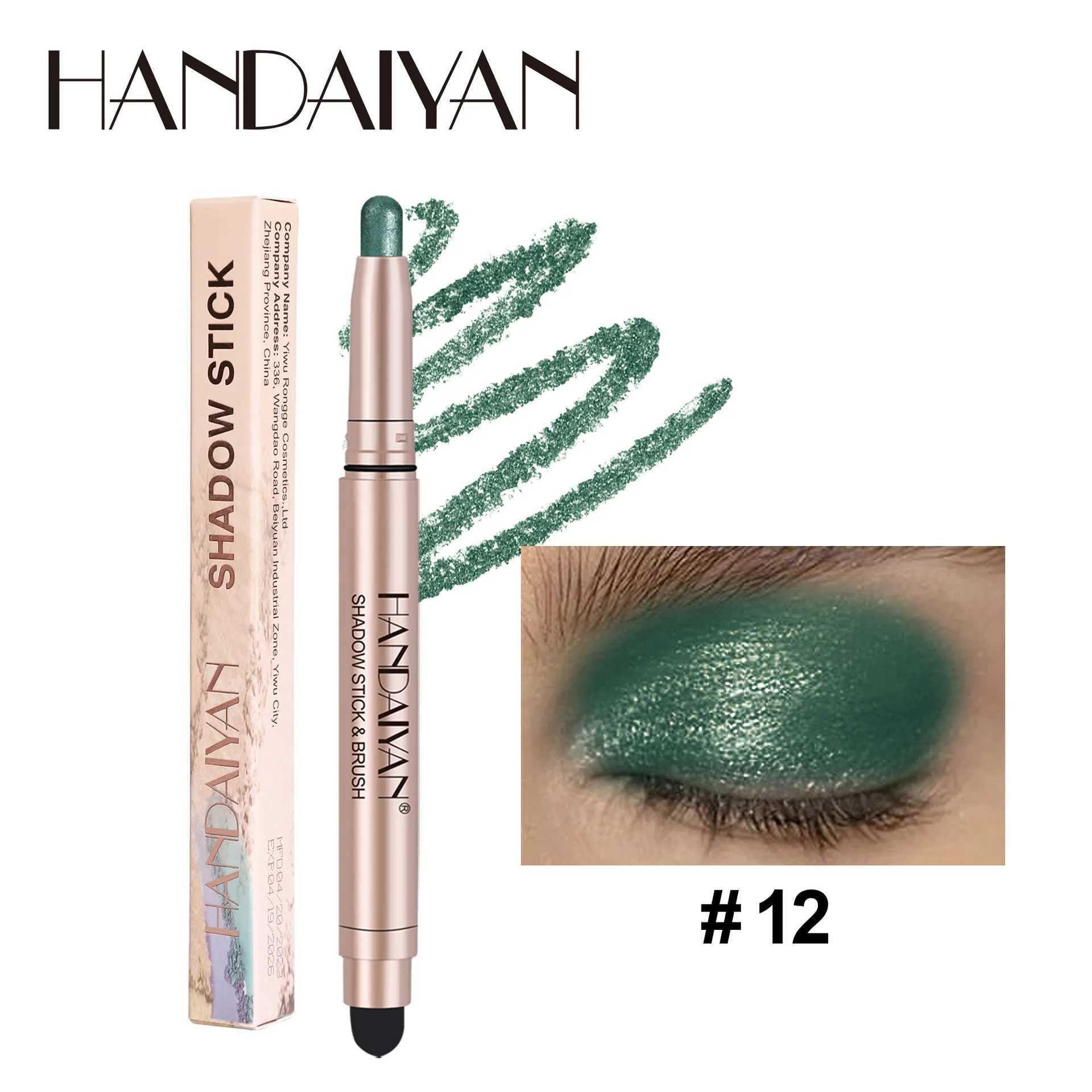 Shimmer Matte Multi-Color Eyeshadow Stick Waterproof Lasting Eye Shadow Pencils Smooth Lying Silkworm Pearlescent Eyeliner Pen J251113-image-1084522991