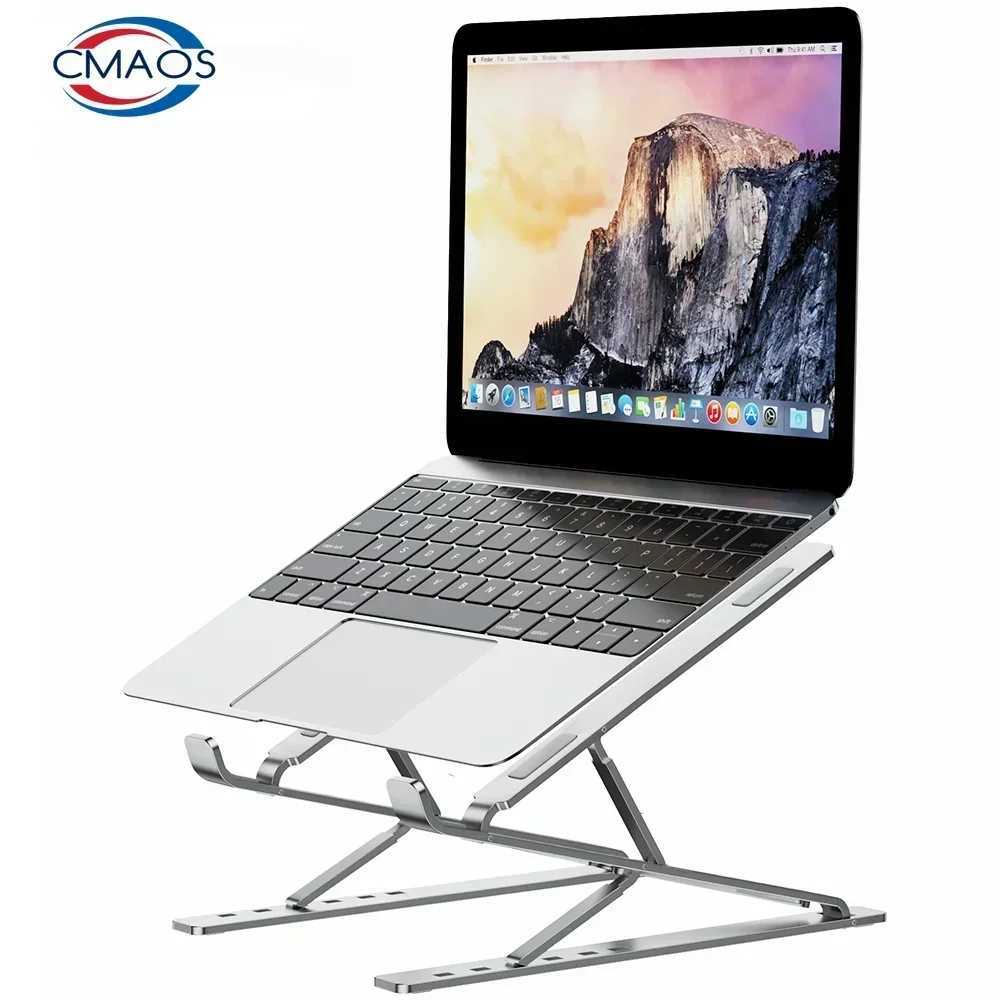 Portable Laptop Stand Aluminium port Laptop Base For book Pro Holder Adjustable PC Tablet Stand Cputer Accessories H251113-image-1084916060
