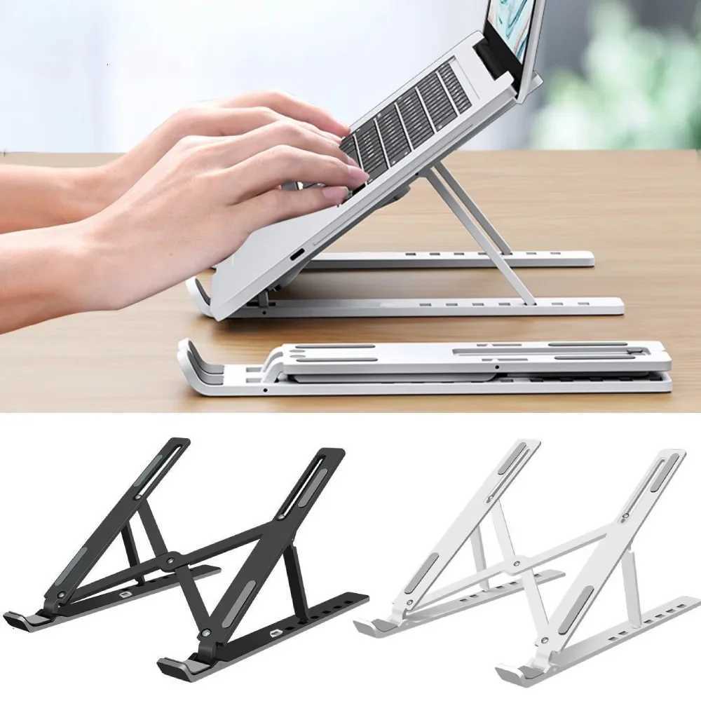 Foldable Laptop Stand Adjustable Portable Notebook Bracket port Base ABS Holder For book Air Pro Accessories Convenient H251113-image-1084915730