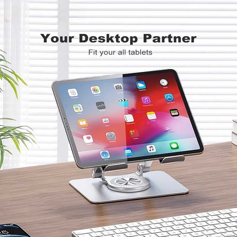 tablet Stand Swivel Tablet Stand With 360 Rotating Base Adjustable Tablet Holder For Drawing Cpatible With IPad Pro/Air H251113-image-1084915636