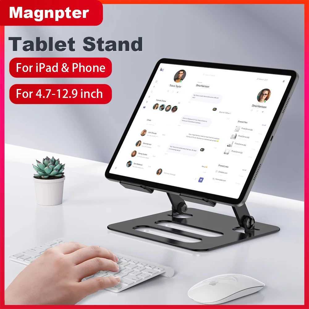 Portable Tablet Holder Universal Aluminum Alloy Foldable Holder for IPad Tablet Desktops Holder Adjustable Mobile Phone Stand H251113-image-1084915485