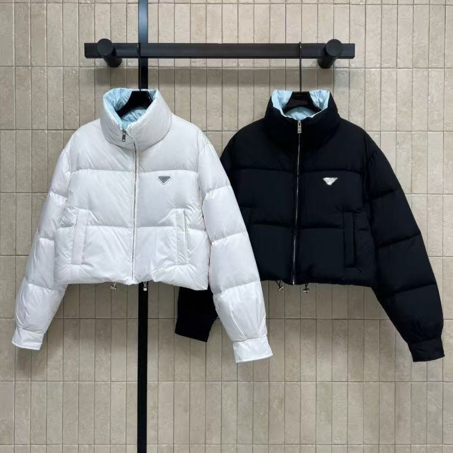 Puffer Womens Jackets Designer Jacket Puffy Long Sleeves Woman Down Coat Winter Outwears Designer Lady Slim Jacket Windbreaker Short Coat Size S-Xl