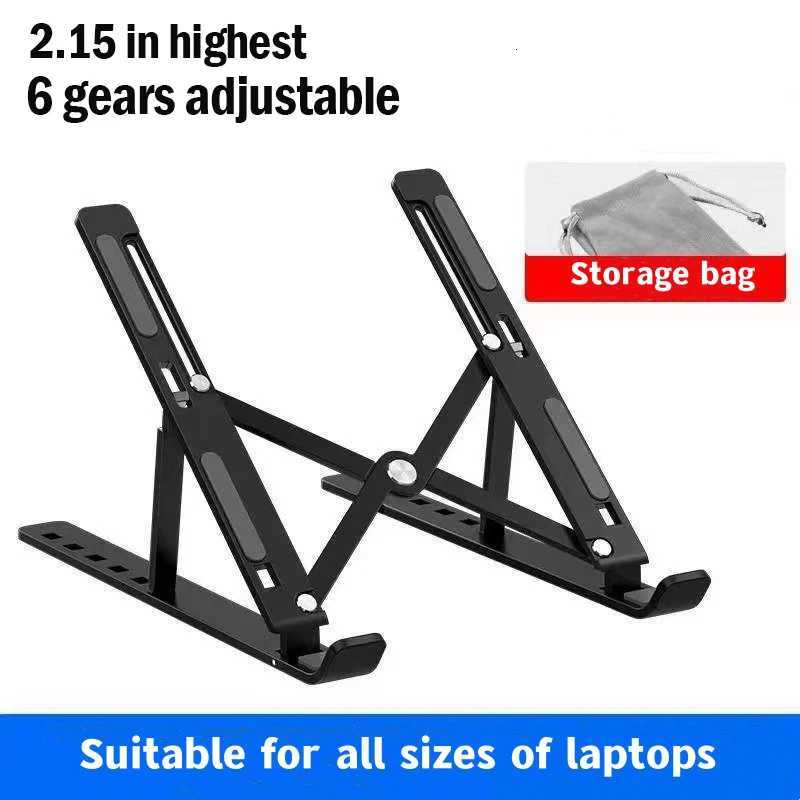 Premium Aluminum Laptop Stand Adjustable Ergonic Holder for 10-17 Laptops Foldable Design for Off Travel Gaming with Pads H251113-image-1084928567