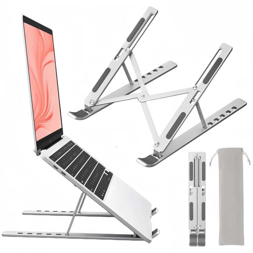 Foldable Aluminum Laptop Stand Portable Notebook Holder for Book Air/Pro PC Cputer Adjustable Ergonic Bracket Accessories H251113-image-1084929148
