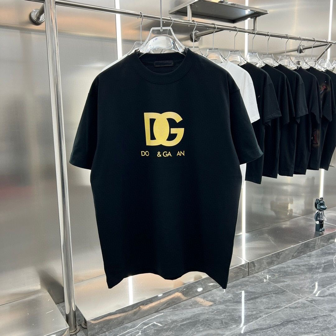 Luxury Designer Letters Print Unisex T-Shirt, 100% Cotton Crew Neck Short Sleeve Tops, Sports Fashion Summer Casual Versatile Clothing for Men Women