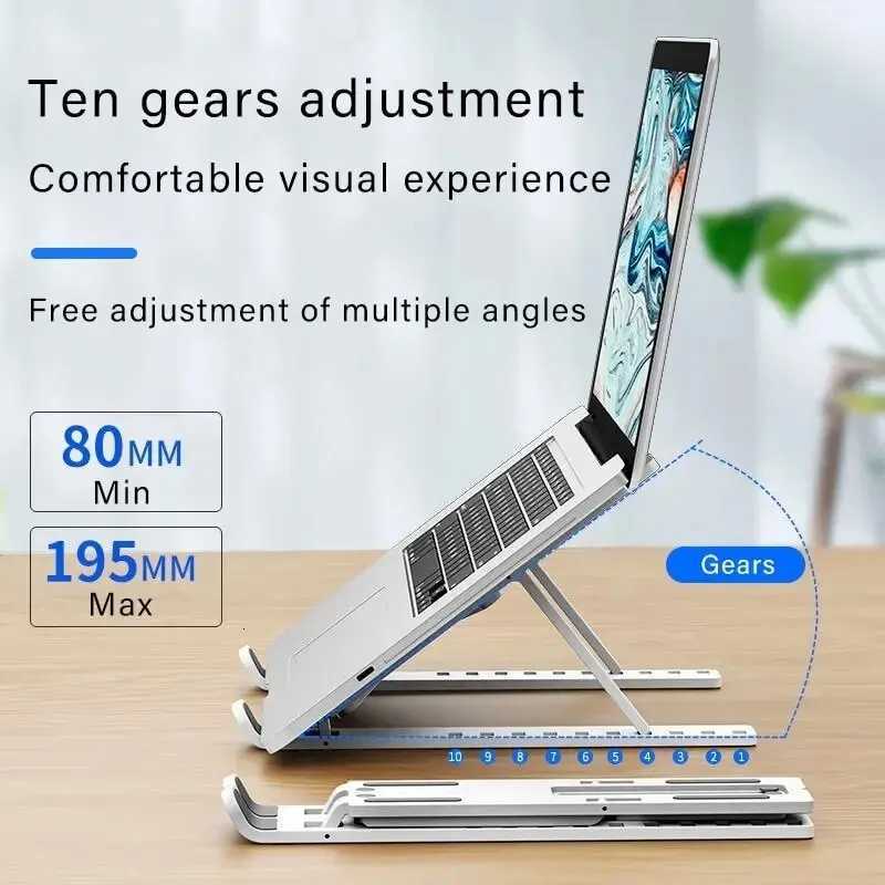 Laptop Riser Stand for book Pro Air Notebook Cooling Pad Invisible Laptop Holding Bracket Lift Stand H251113-image-1084916363