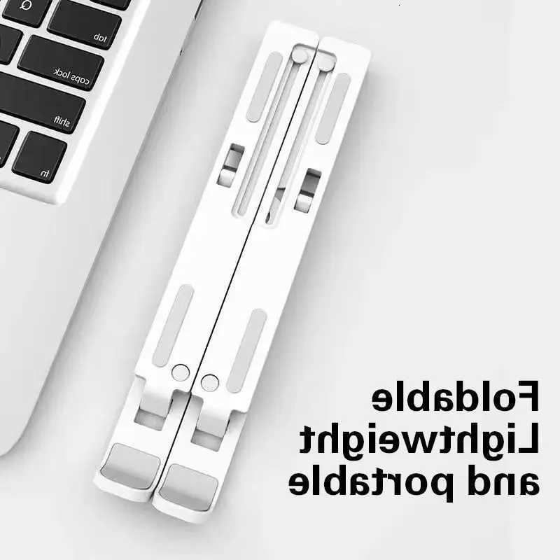 8 Gear Foldable Laptop Stand Holder Portable Notebook Plastics port Base Adjustable Riser Cooling Bracket Laptop Accessories H251113-image-1084929138