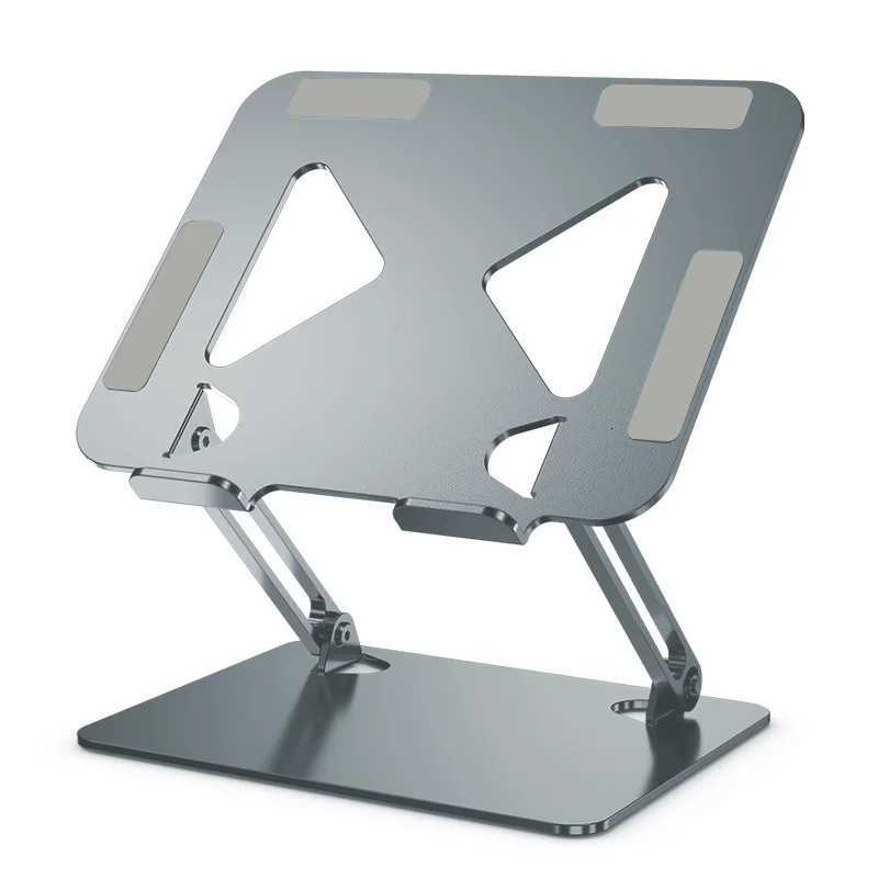 JAA Aluminum Alloy Adjustable Laptop Stand Ergonic Notebook Riser Holder Cputer Stand Cpatible with Laptops Tablet H251113-image-1084915446